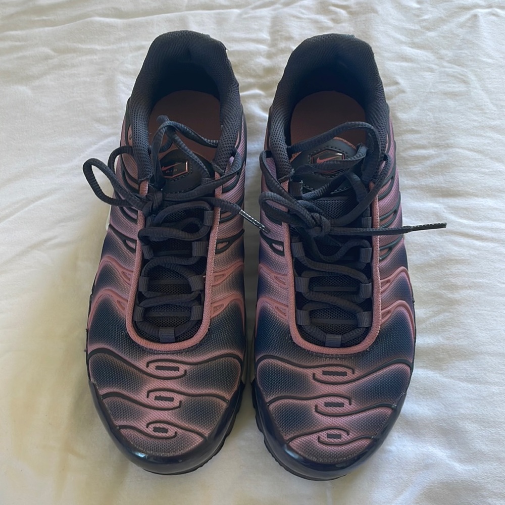Pink and purple Nike Air Max Plus Size 7Y (8.5 womens)